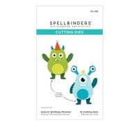 Spellbinders Dancin Matrice de découpe gravée de The Monster Birthday Collection, métal, ONE