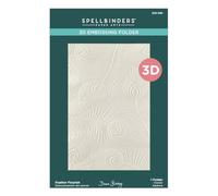 Spellbinders Dawn Bibby E3D-095 Classeur de gaufrage 3D Motif plumes de paon