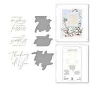 Spellbinders Dawn Woleslagle Ensemble plaque et matrice de découpe Motif hippocampe Kisses