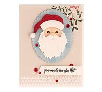 Spellbinders Die D-Lites Santa Matrices de découpe Fines, Papier Métal Carton