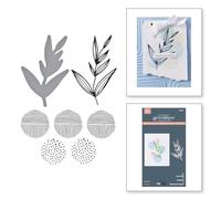 Spellbinders Ensemble d'assiettes et de matrices de découpe Growing Betterpress de la collection Modern Botanicals par Dina Wakley