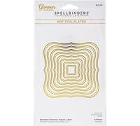 Spellbinders Essential Classic Label Glimmer Truly Yours Collection Plaque métallique