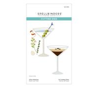 Spellbinders Etched Dies From Happy Hour-Olive Martinis