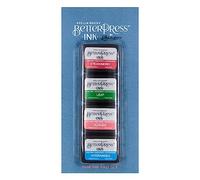 Spellbinders Flower Garden BetterPress Lot de 4 mini cartouches d'encre