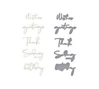 Spellbinders Glimmer Hot Foil Plate & Die By Yana Smakula-Yana's Sentiments