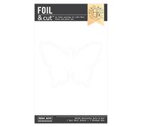 Spellbinders HC106 Hero Arts Butterfly Hot Foil Lot de plaques et matrices de découpe de la collection Spring Whimsy