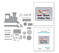 Spellbinders Holiday Express Matrices de découpe gravées en métal