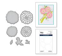 Spellbinders Inked Blooms, Papier métal