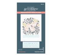 Spellbinders Inscription BetterPress Blooming Garden Plaques de Presse d'enregistrement, métal, Un