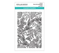 Spellbinders - Joli fond en pin - Nain de Noël