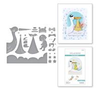 Spellbinders Lot de matrices gravées Joy de la collection Little Smiles