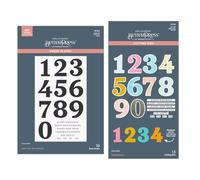 Spellbinders Lot de plaques et matrices de découpe BetterPress en métal