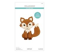 Spellbinders Matrice de découpe Forest Fox de la collection The Felt Stitch & Create par Nicole Spohr, métal, ONE