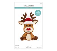 Spellbinders Matrices de découpe en Feutre avec Motif Renne de la Collection Felt Stitch & Create par Nicole Spohr, métal, Un