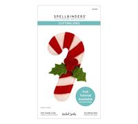 Spellbinders Matrices de découpe en Feutre de la Collection Felt Stitch & Create par Nicole Spohr, métal, Un