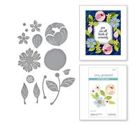 Spellbinders Matrices de découpe « Gorgeous You » - Motif floral - Collection Gorgeous You