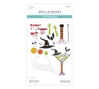 Spellbinders Matrices de découpe gravées de Happy Hour-Boos Cocktails, une