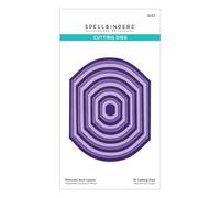 Spellbinders Matrices de découpe gravées de The Mirrored Arch Collection, métal, One
