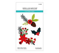 Spellbinders Matrices de découpe gravées Make It Merry Florals de la collection Make It Merry