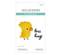 Spellbinders Matrices de découpe Oscar Free Hugs de la collection Cheerful Chirps