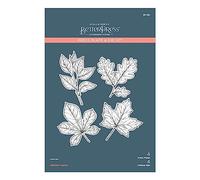 Spellbinders Plaque de presse et matrice de découpe Feuilles d'automne de la collection d'automne BetterPress