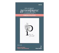 Spellbinders Plaque de presse, métal, une