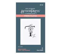 Spellbinders Plaque de presse, métal, une