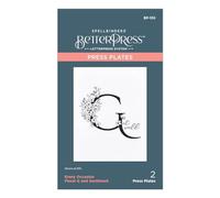 Spellbinders Plaque de presse, métal, une