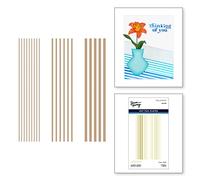 Spellbinders Plaque Moderne à Rayures Brillantes de la Collection Photosynthesis par Simon Hurley, métal, Un