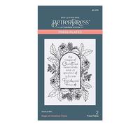 Spellbinders Plaques de presse à cadre Magic of Christmas de la collection More BetterPress Christmas