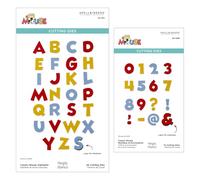 Spellbinders Say Cheese Classic Mouse Ensemble alphabet et chiffres de la collection Say Cheese Classic Mouse