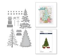 Spellbinders Simon Hurley Matrice de découpe classique Motif sapin de Noël