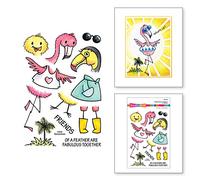 Spellbinders Stampendous FransFormer™ Tampons transparents Plumes