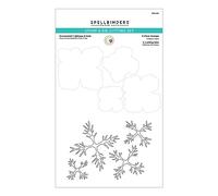 Spellbinders Susan Tierney-Cockburn Ensemble de matrices et matrices de découpe Motif choux et chou frisé