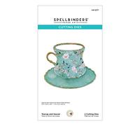 Spellbinders Susan Tierney-Cockburn Matrices de découpe pour Tasse à thé et Soucoupe, Papier Métal