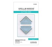 Spellbinders The Hexi-Gems Collection Matrices de découpe en métal Motif kaléidoscope cousu