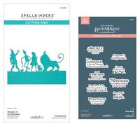 Spellbinders Wonder of Oz Lot de matrices de découpe Silhouette avec plaque et matrices de découpe BetterPress Letterpress