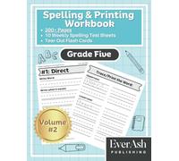 Spelling and Printing Workbook Grade 5: Homeschool and Classroom Resource