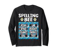 Spelling Bee Atom Lab Space Rocket Planet Energy Cell Test Manche Longue