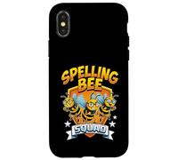 Spelling Bee Squad Cute Bees School Competition Team Coque pour iPhone X/XS