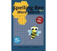 Spelling Bee Word Search Puzzle Book vol 1: Word Searches with Easy to Read Print about Spelling Bees, Vocabulary, Language and More | 6x9 inches, 178 ... with solutions | Great Gift for Grade 1-3