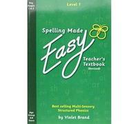 Spelling Made Easy Revised A4 Text Book Level 1: 1 - [Version Originale] Inconnu (Auteur)