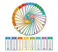 Spelling Reading Learning Cards, 16.7x6.3cm Paper 60-Piece Word Phonics Game with Easy Practice Design, Educational Accessories for Library, Workshop, Gift Use
