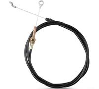 Spelonify Câble de commande du moteur compatible avec tondeuse à gazon Ariens, câble d'accélérateur en métal de 160 cm pour coupe-herbe, pièce de rechange en PVC flexible pour une installation facile