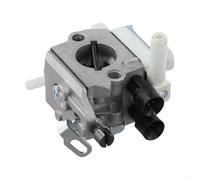 Spelonify Carburateur de rechange compatible avec débroussailleuse FS230 FS235 FS235R, pièce de réparation en métal pour tondeuse à gazon, noir argenté