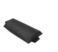 Spelonify Coussin appuie-tête pour chaise de plage pliable, support de cou pour chaise de salon d'extérieur, repose-tête portable inclinable avec mousse confortable, noir, 35 x 15 x 6 cm