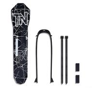 Spelonify Ensemble de garde-boue en polypropylène pour vélo de route et vélo, installation d'outils, grande compatibilité des pneus, météo pour VTT arrière (A)