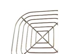 Spelonify Ensemble de grille pour friteuse à air comprimé en acier inoxydable avec petits et grands inserts de cuisson à la vapeur, accessoire de support de cuisson surélevé pour FN101 et Crispi Pro