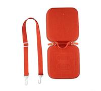 Spelonify Étui de voyage fonctionnel en EVA pour Yoto pour Mini édition 2024 avec sangle réglable et ajustement sécurisé pour joueur et accessoires (orange)