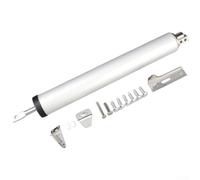 Spelonify Ferme-porte pneumatique silencieux avec tampon hydraulique, vitesse réglable de 90 à 110 °, maintien ouvert, fermeture automatique pour portes en bois et aluminium de 15 à 30 kg, finition